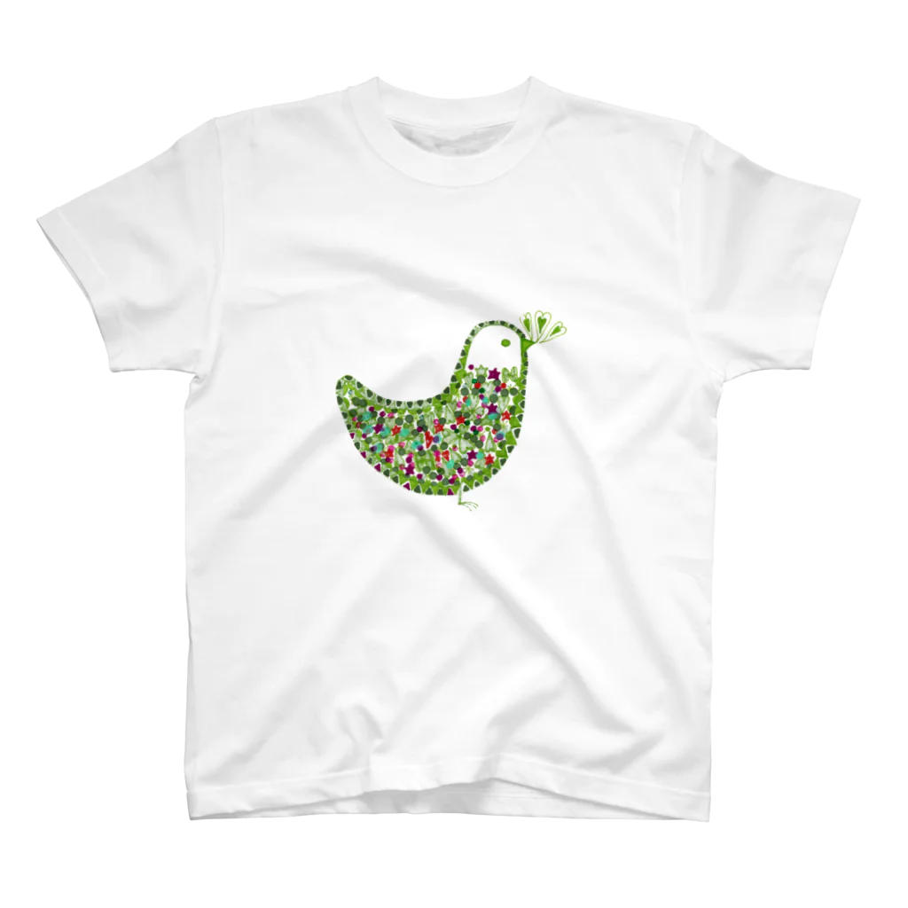 あいざわりさ子ののんびり鳥くん Regular Fit T-Shirt