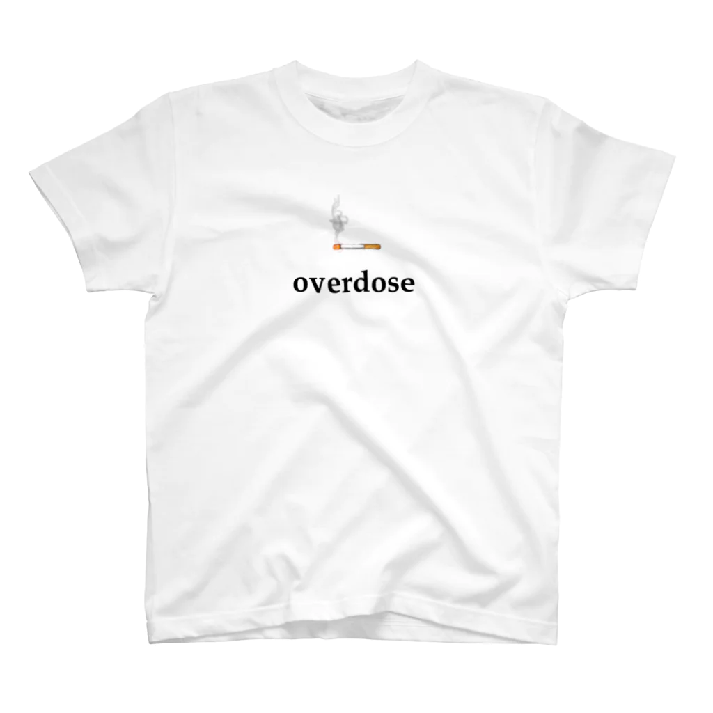 overdose_817の煙草 overdose スタンダードTシャツ