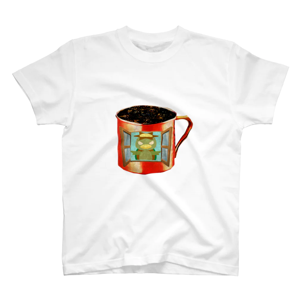 Danke Shoot CoffeeのCopper Cappar スタンダードTシャツ