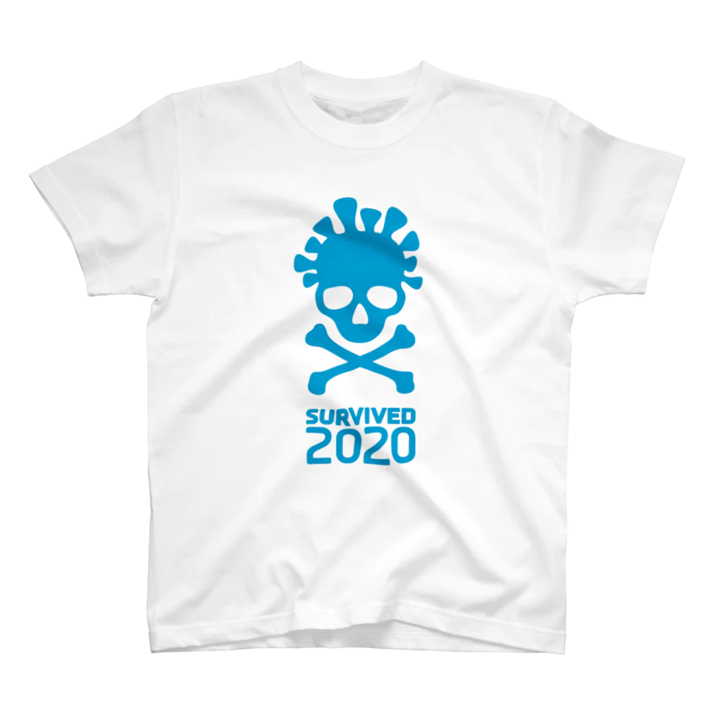 NOBODY754のSurvived 2020 (Blue) スタンダードTシャツ