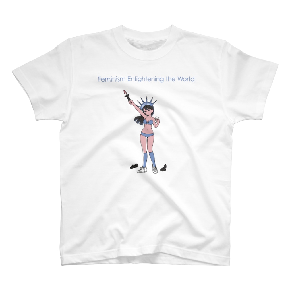 のこねこ屋のFeminism Enlightening the World 1.1 Regular Fit T-Shirt