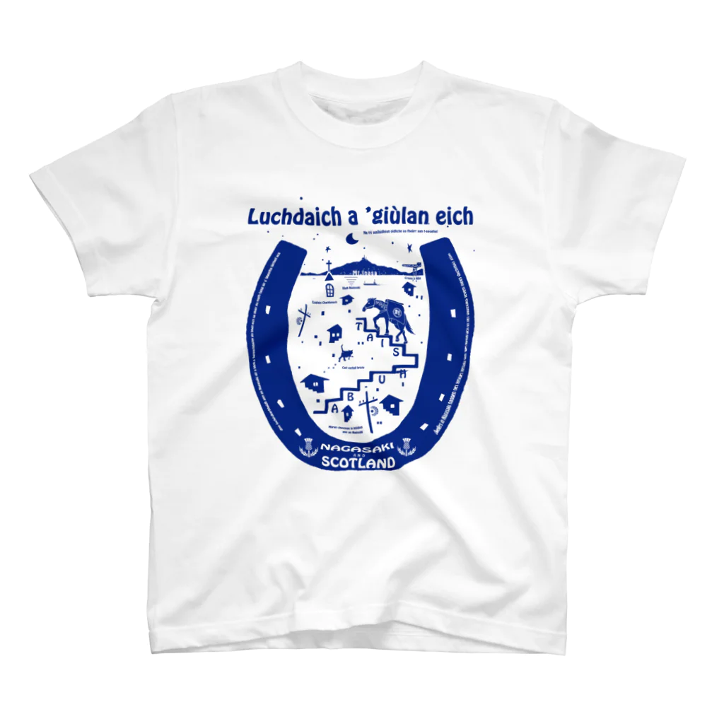 江島　達也の長崎の荷運び 対州馬 Scottland スタンダードTシャツ