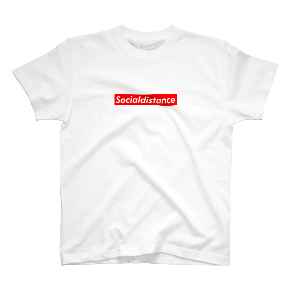 mihaoのショップのSocial distance　ソーシャルディスタンス スタンダードTシャツ