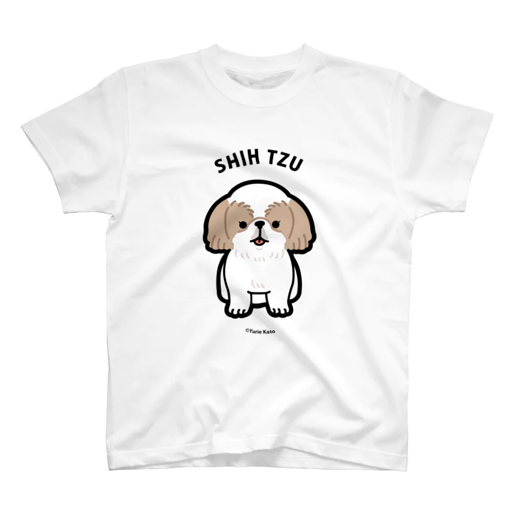 Yurie Kato ┃ パグのランランのSHIH TZU(シーズー）│For light colors スタンダードTシャツ