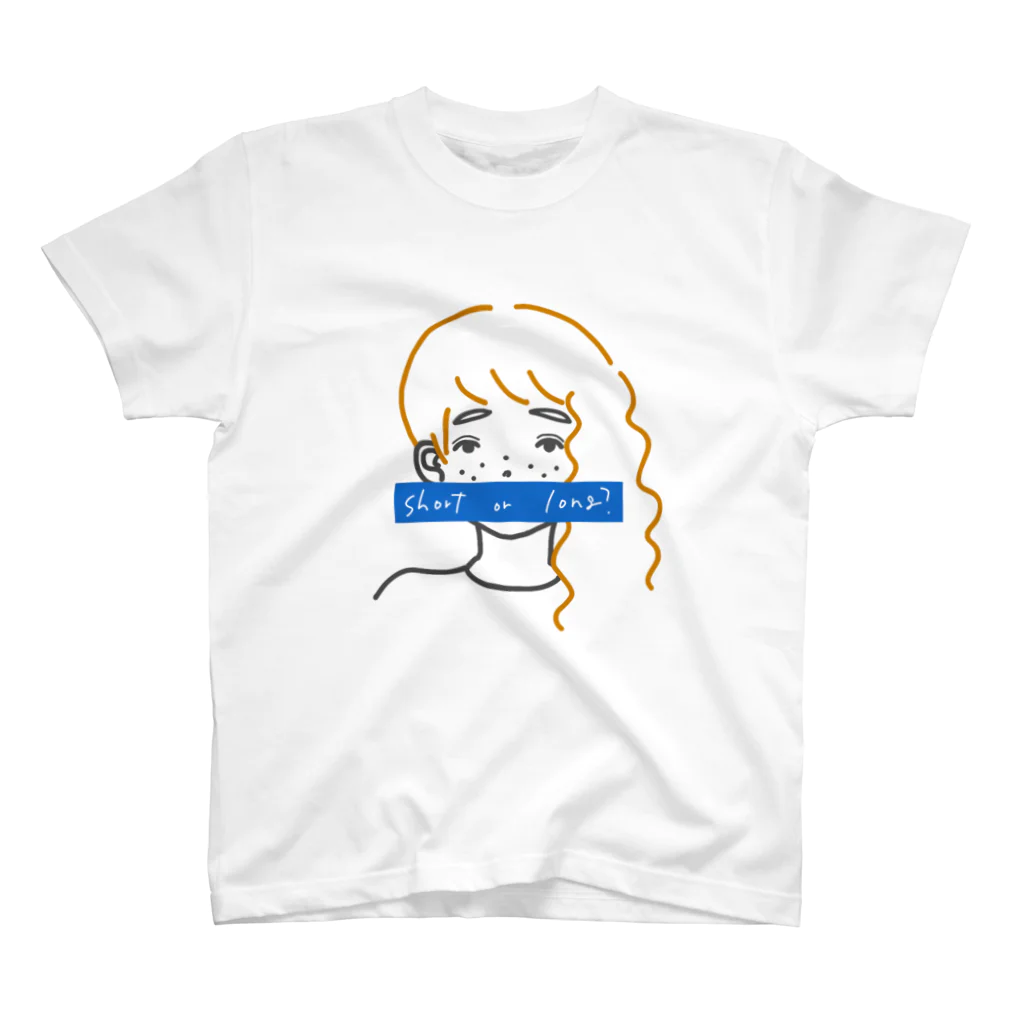 津田なかのshort or long ? スタンダードTシャツ