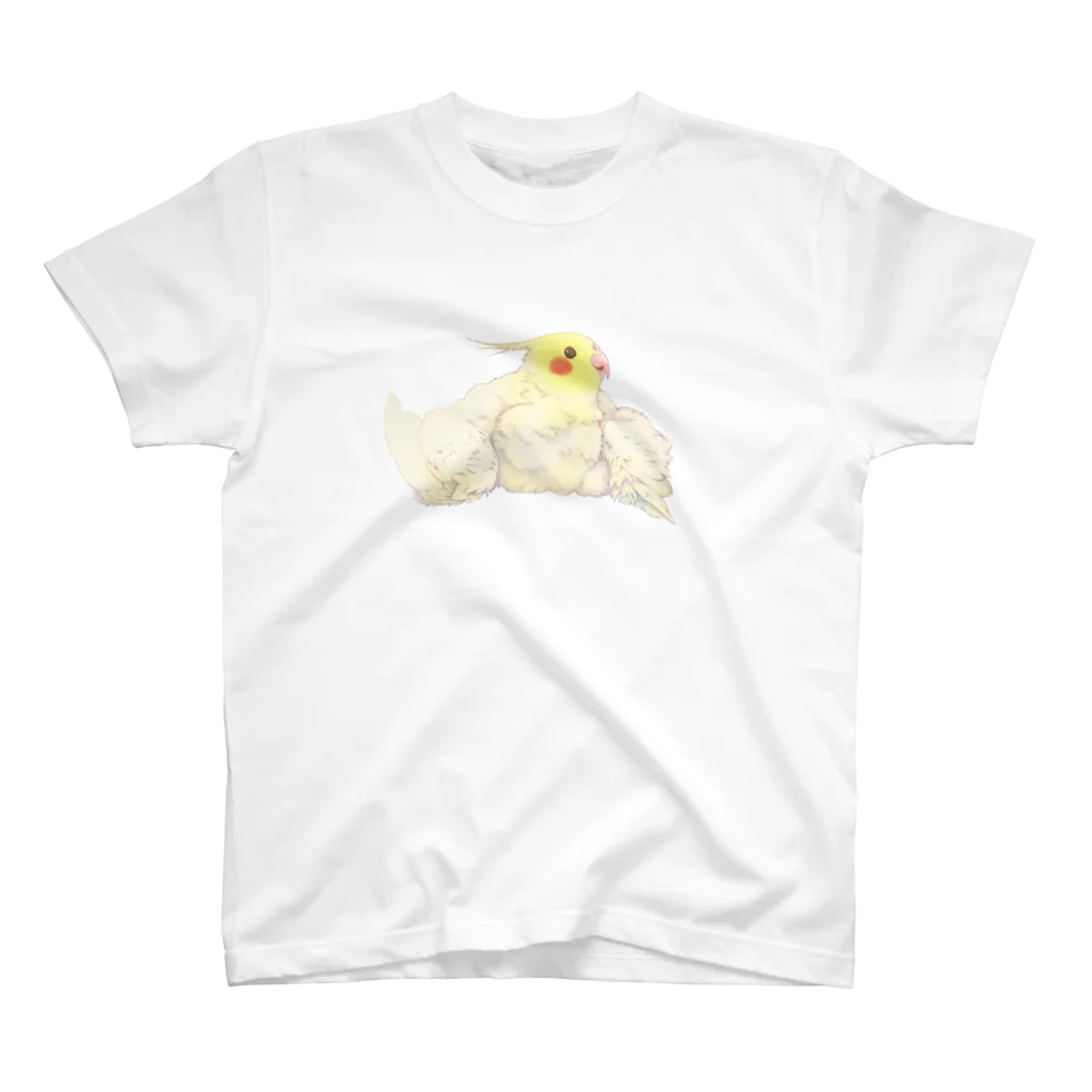 オカメインコ定点観測のルチノー　オカメインコ Regular Fit T-Shirt