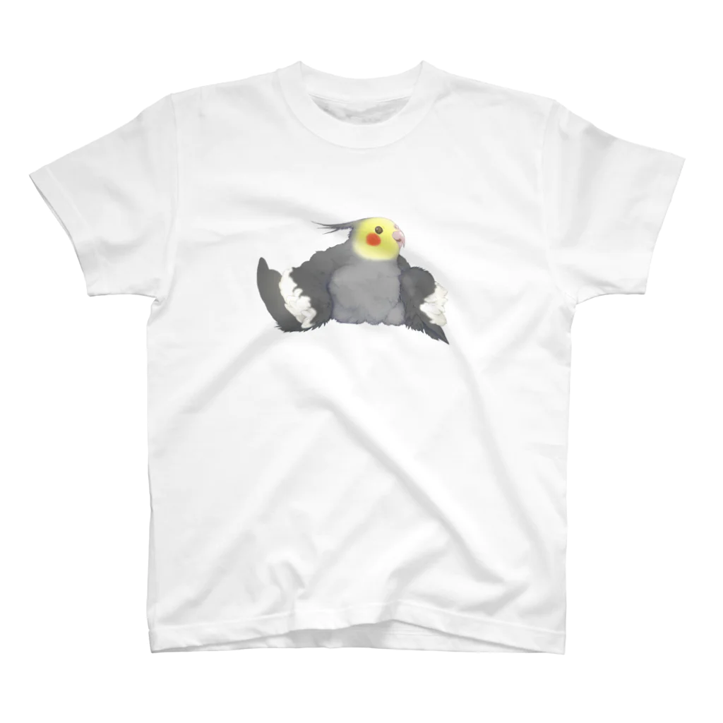 オカメインコ定点観測のノーマル　オカメインコ スタンダードTシャツ