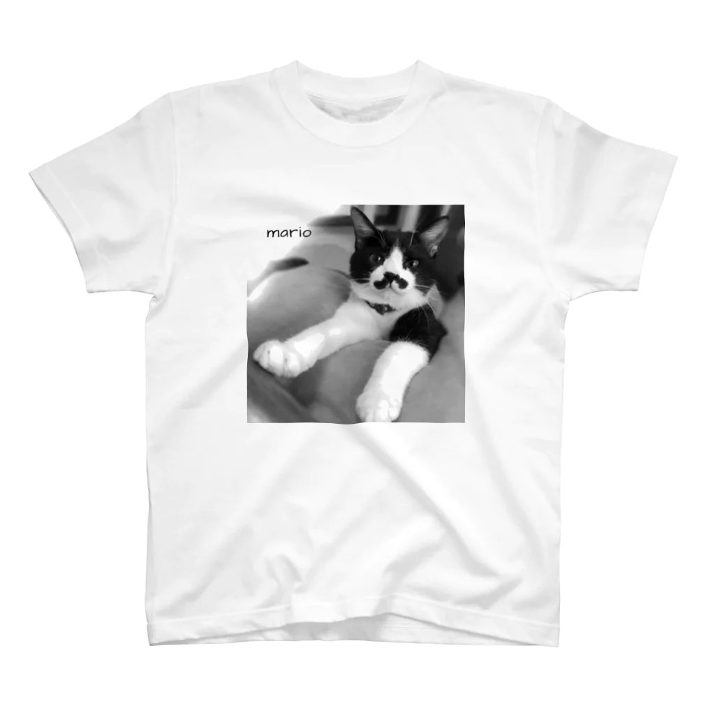 ひげ猫マリオのひげ猫マリオ Regular Fit T-Shirt