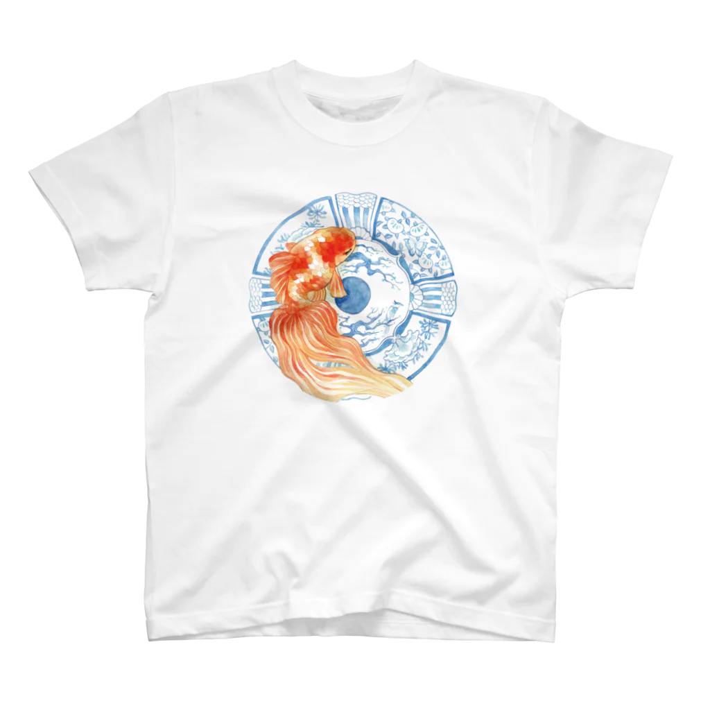  花金魚園の曙の器 スタンダードTシャツ