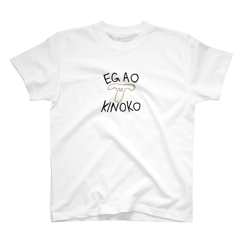 Bianco and NeROのえがおきのこ Regular Fit T-Shirt