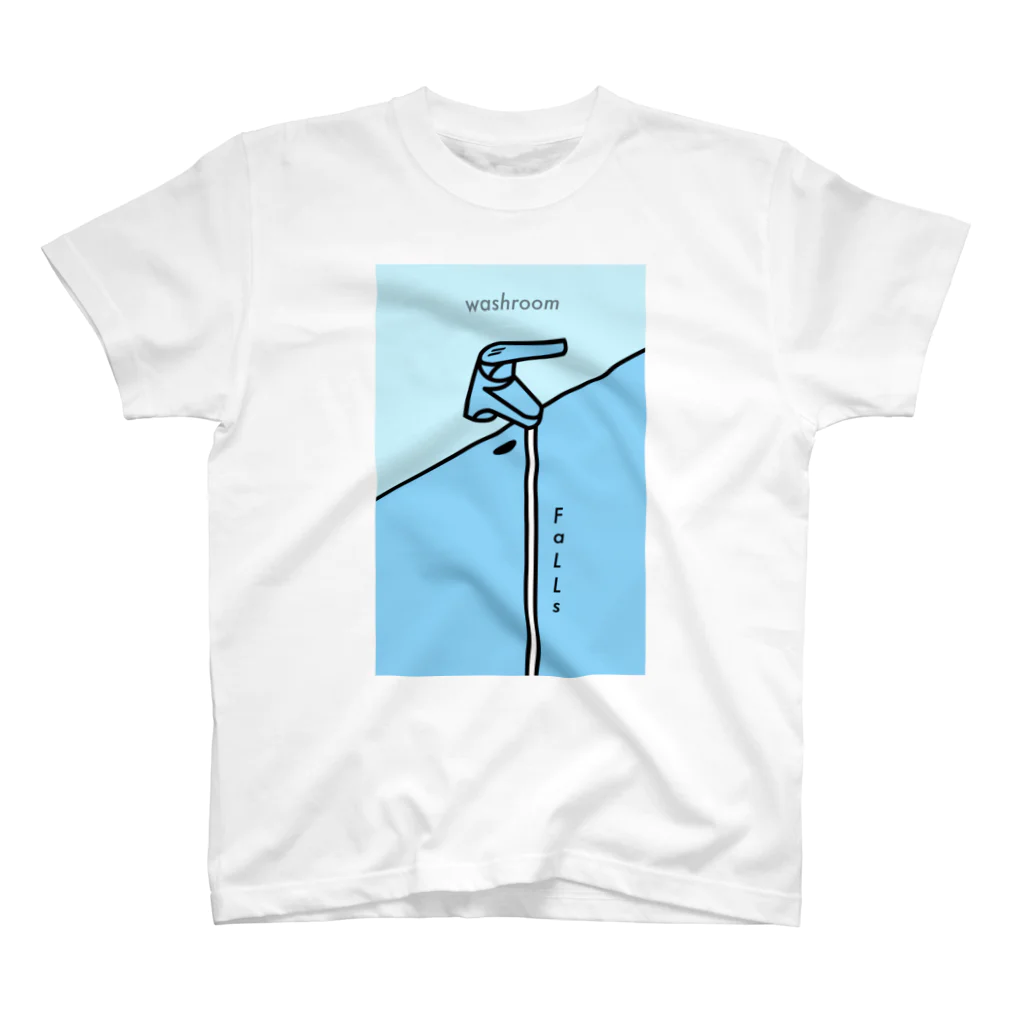 モーモーポルレノンの『静かな滝のウォッシュルーム』 Regular Fit T-Shirt
