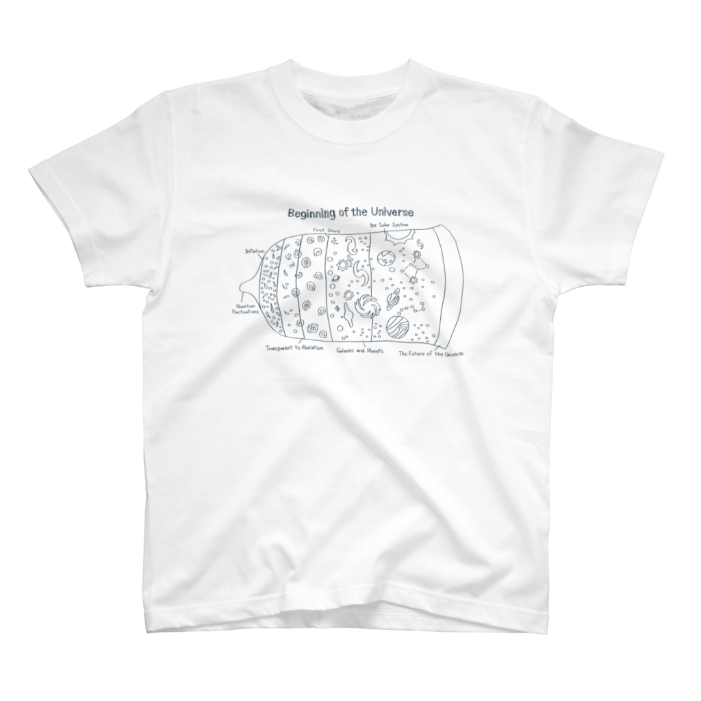ShikakuSankakuの宇宙の始まり Regular Fit T-Shirt