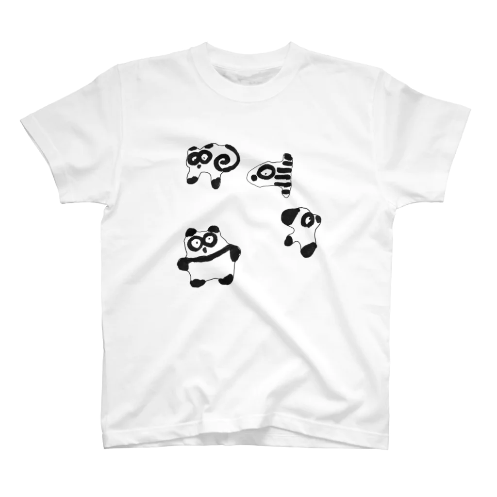 ROLLS Magazineのどうぶつく スタンダードTシャツ