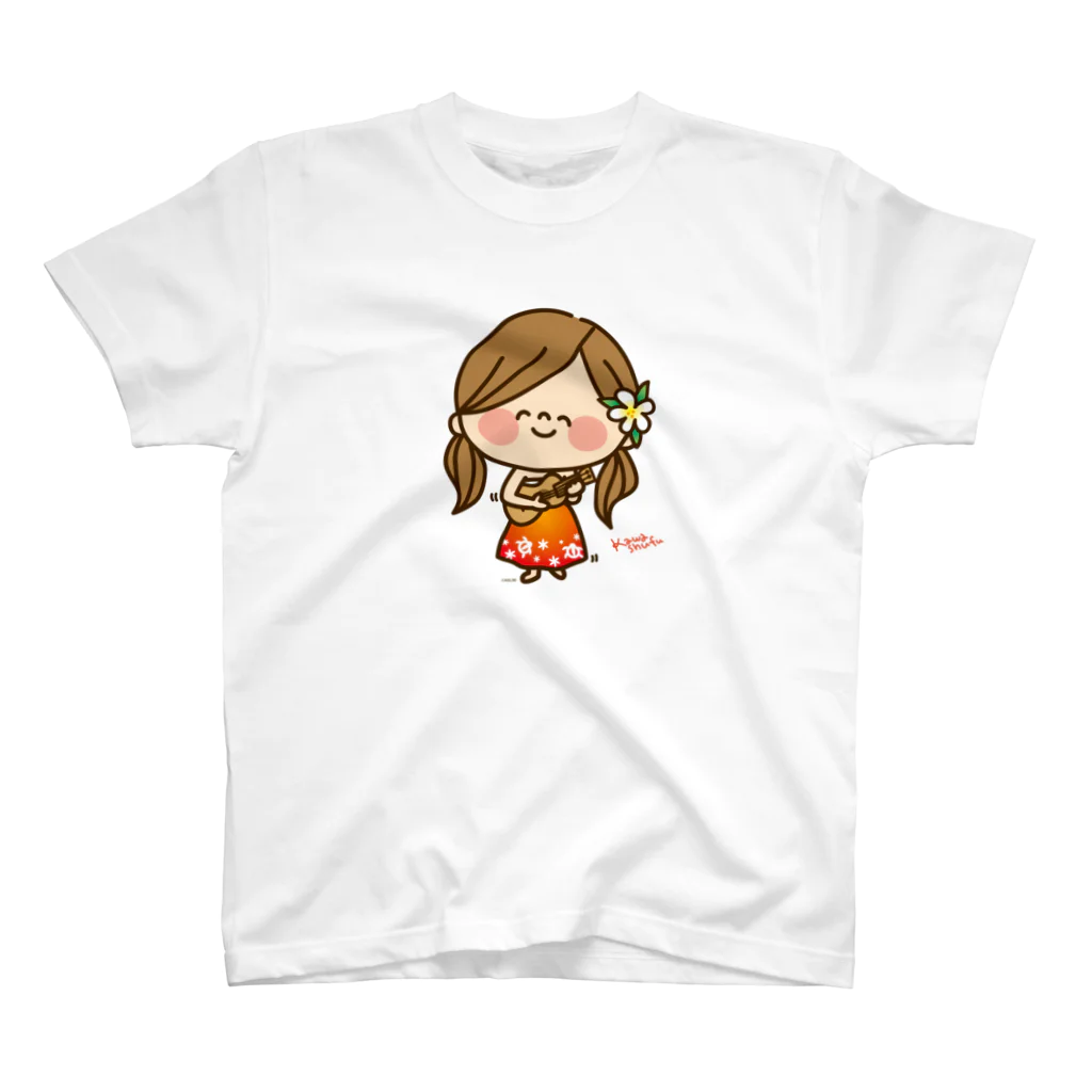 アグリム@かわ主婦スタンプ制作中のかわいい主婦の1日フラガール3 Regular Fit T-Shirt