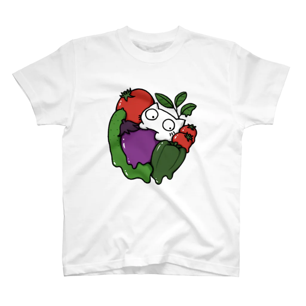 B6_6bitのsummer vegetables スタンダードTシャツ