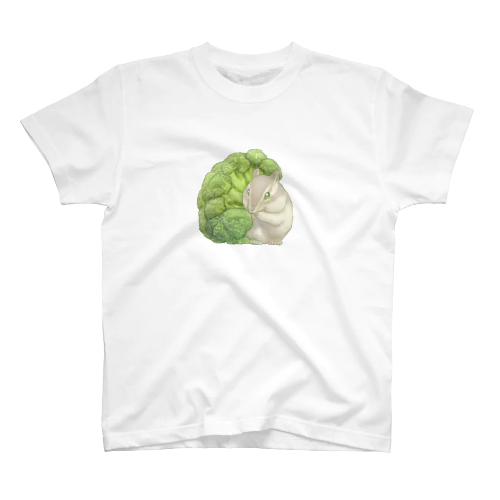 おやさい妖精さんの お店🌱のブロッコリスＴシャツ　おていれ　文字無し Regular Fit T-Shirt