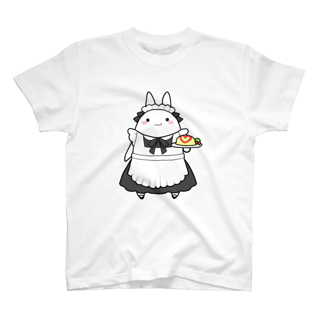 ことじのみせのメイドうさぎ スタンダードTシャツ