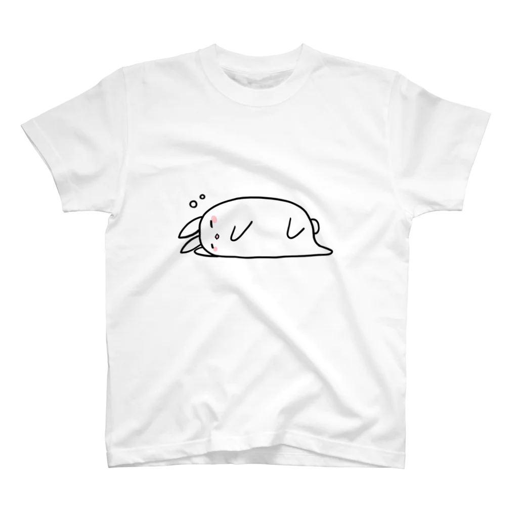 ことじのみせのだらけうさぎ スタンダードTシャツ