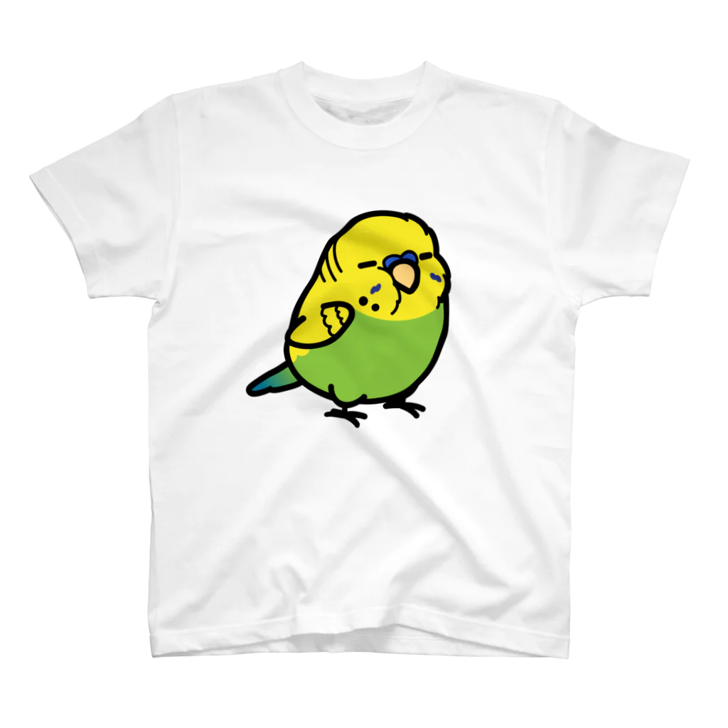Cody the LovebirdのChubby Bird 大型セキセイインコ スタンダードTシャツ