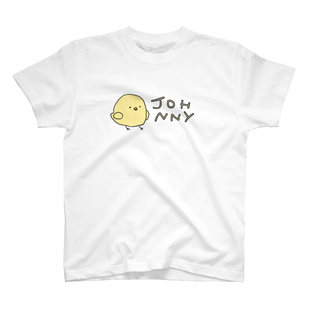 【CRAYON LAND】ひよこのじょにーのふわふわなじょに スタンダードTシャツ