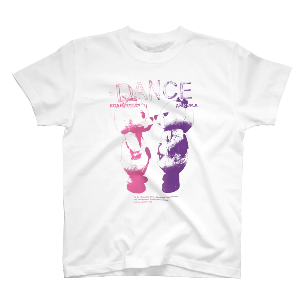 KOAKKUMAandAKKUMAのDANCE スタンダードTシャツ