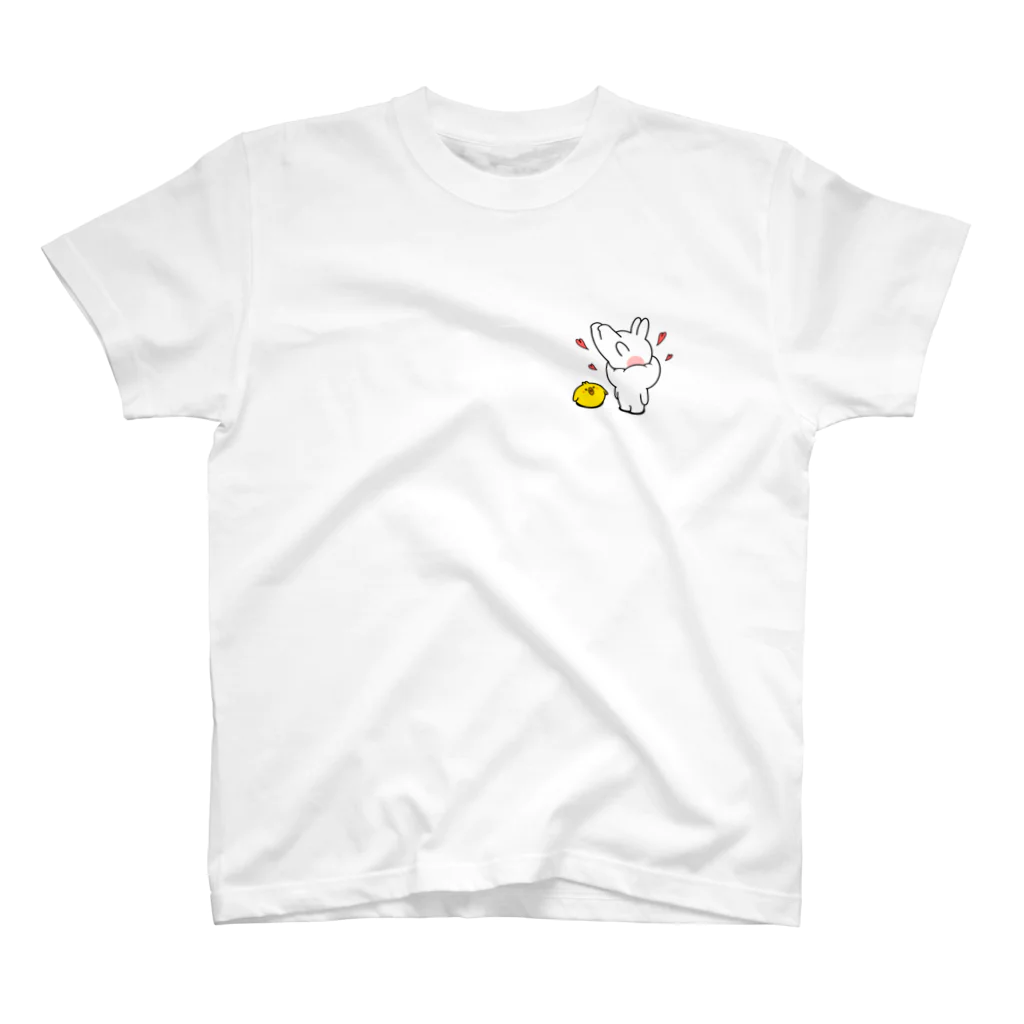 AKIRAMBOWのSpoiled Rabbit Clash / あまえんぼうさちゃん 激突 スタンダードTシャツ