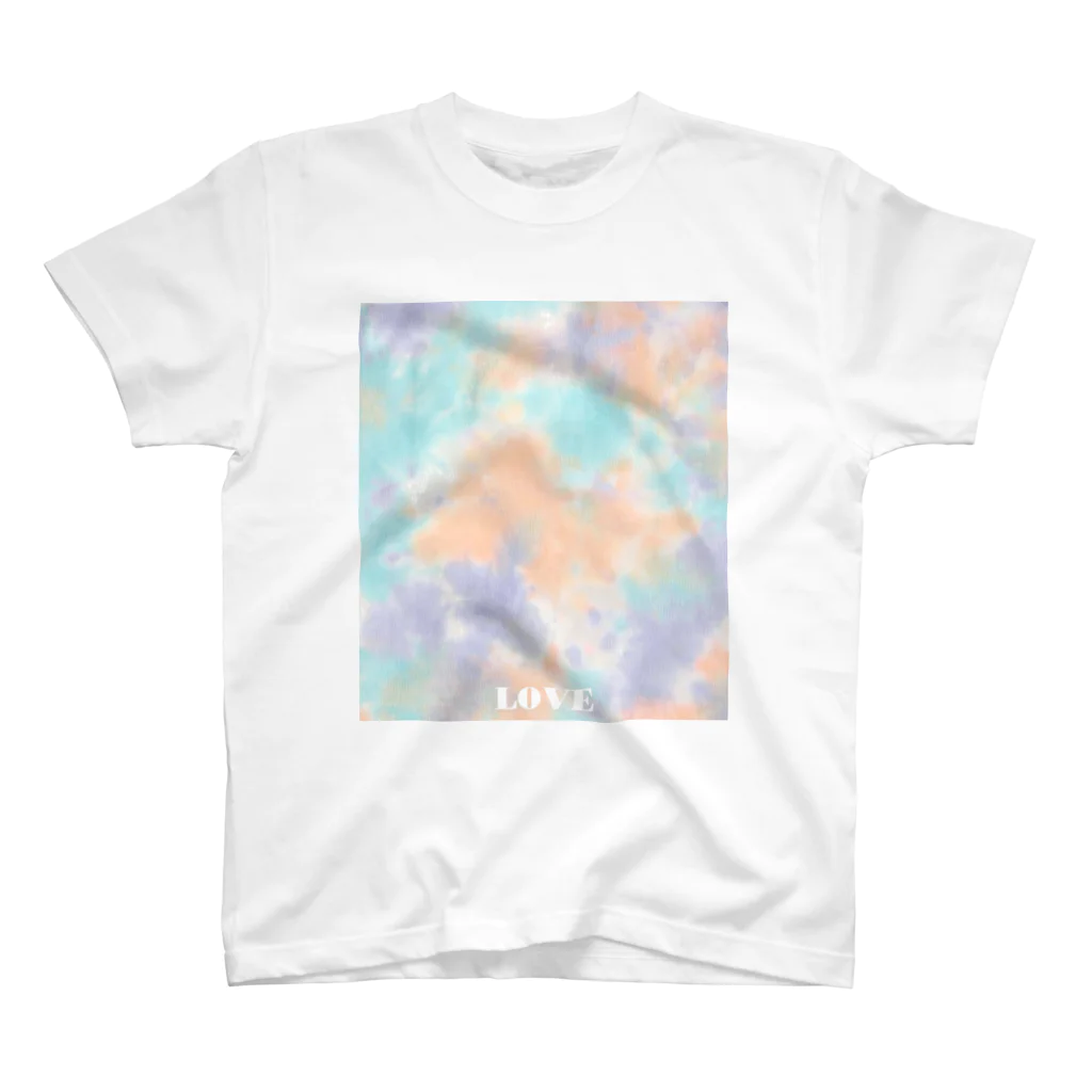 gentceramicsのtie dye love スタンダードTシャツ