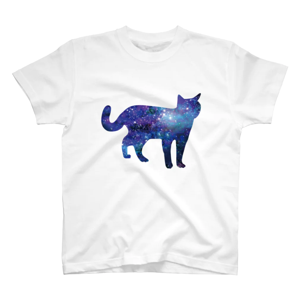 LALA CloveR.の宇宙猫5 Regular Fit T-Shirt