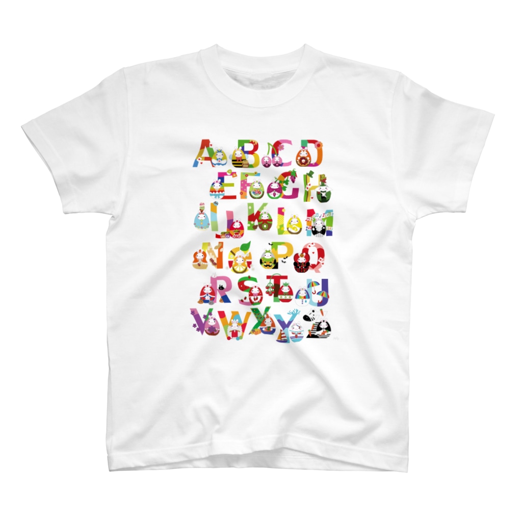 *NAGI*のアルファベットウサギノタマゴ Regular Fit T-Shirt