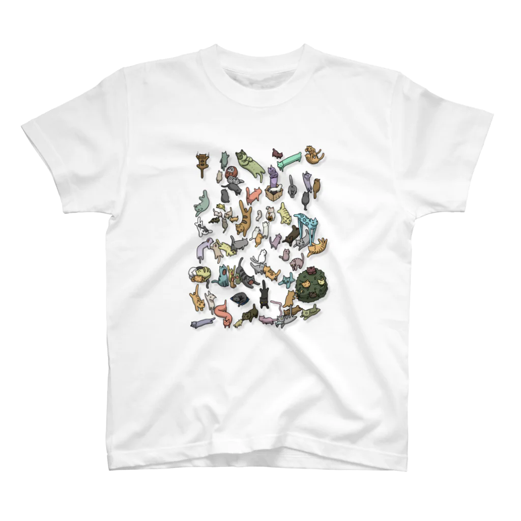 gozz/ゴズ🐃💨のねこだらけT Regular Fit T-Shirt