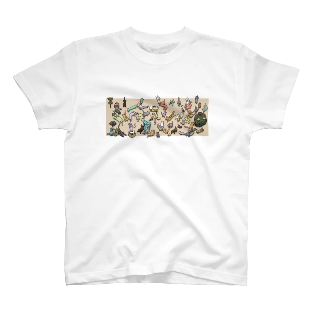 gozz/ゴズ🐃💨のねこだらけ帯T Regular Fit T-Shirt