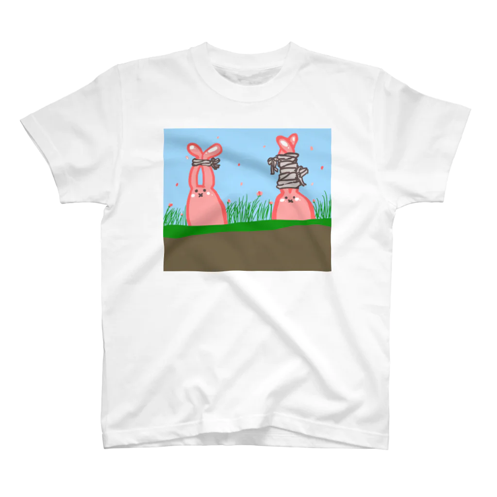 首塚首子の畑うさぎん Regular Fit T-Shirt