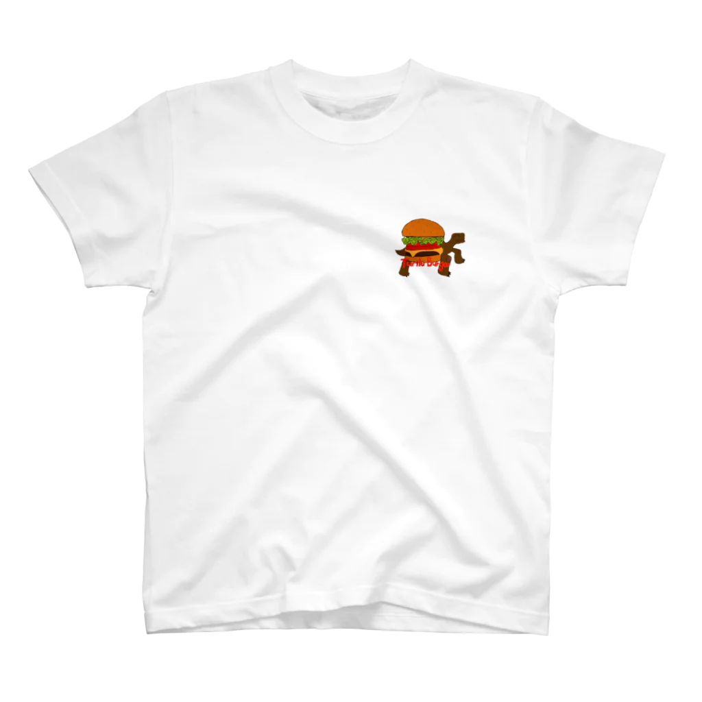 ヌマタマキ革命のTurtle Burger スタンダードTシャツ