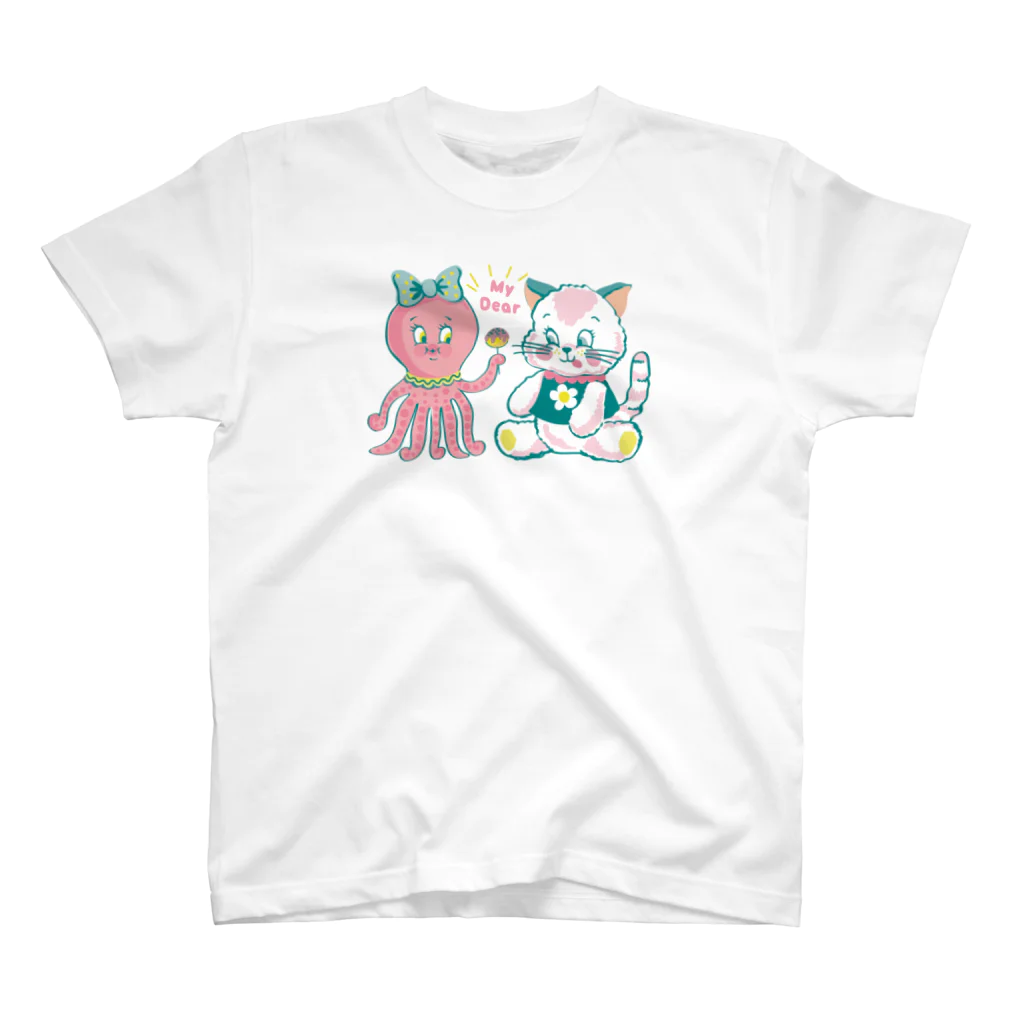 　Ma cocotte （まここっと）のMa cocotte　タコネコ Regular Fit T-Shirt