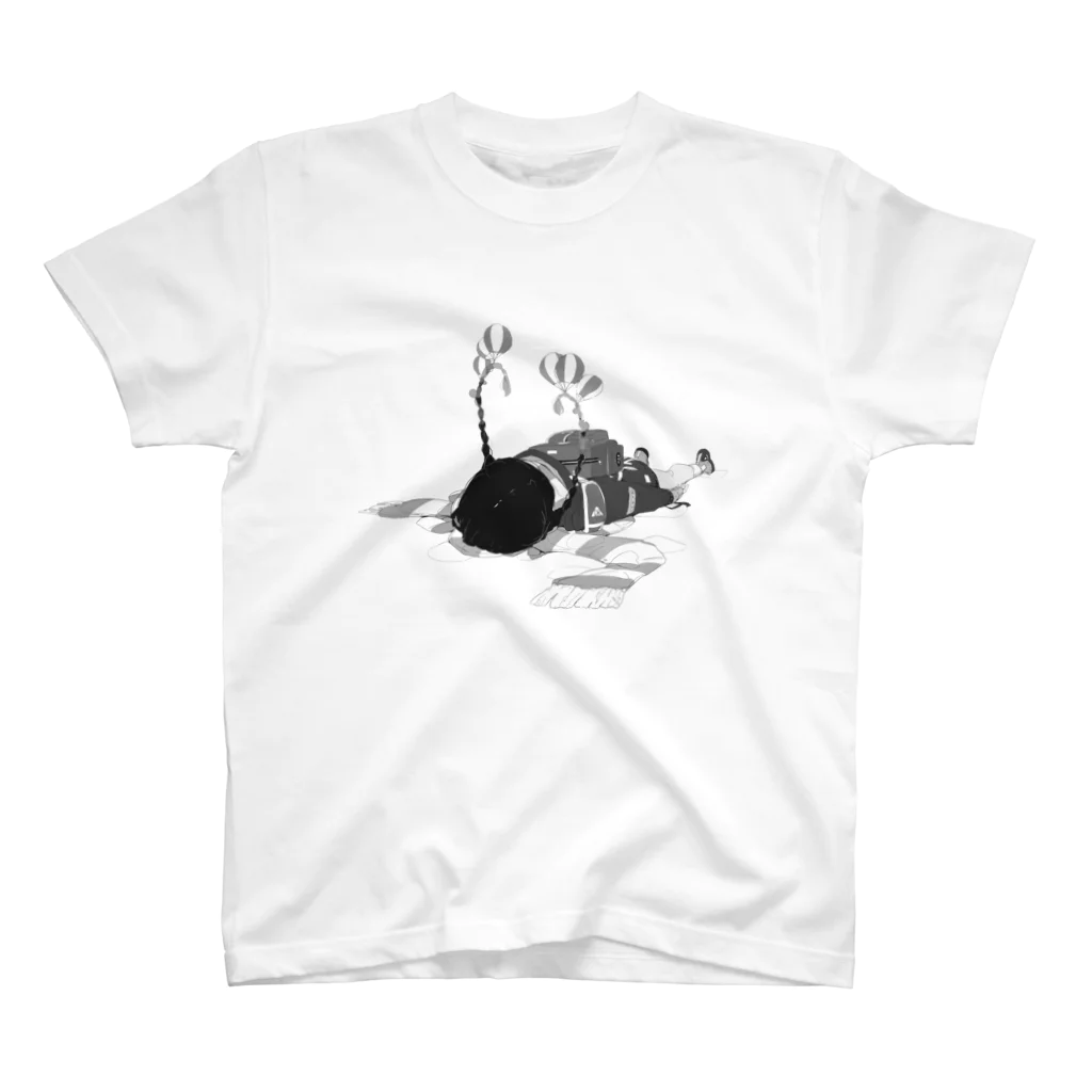 ダイスケリチャードの親子丼(白黒版) Regular Fit T-Shirt