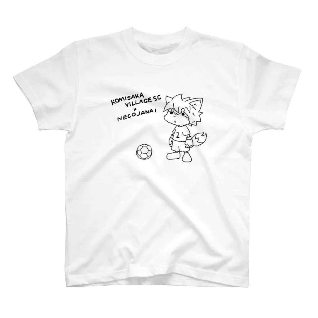 ぽたろのネコジャナイブランドの小美坂ビレッジＳＣ×ＮＥＣＯＪＡＮＡＩ Regular Fit T-Shirt