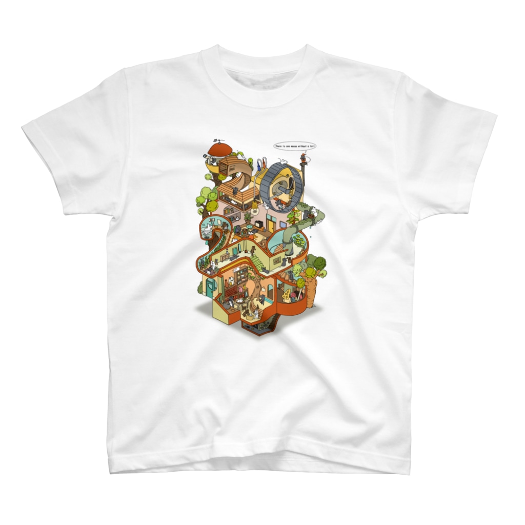 gozz/ゴズ🐃💨のしっぽのないネズミが一匹T Regular Fit T-Shirt