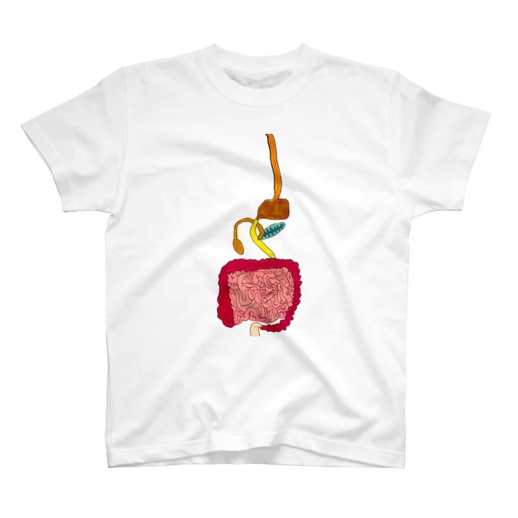 さとやま図案の臓器Tシャツ Regular Fit T-Shirt