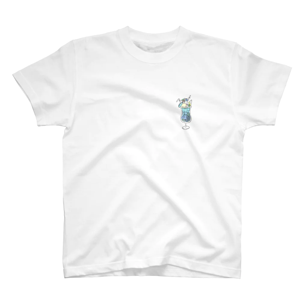 403のSummer soda  float (simple) スタンダードTシャツ