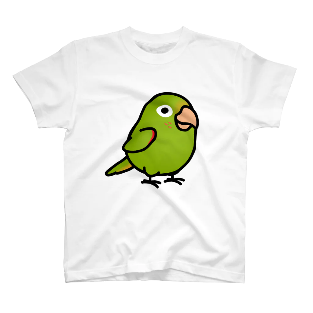 Cody the LovebirdのChubby Bird メジロメキシコインコ スタンダードTシャツ