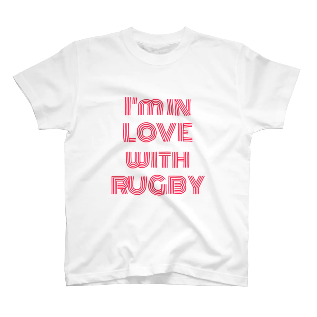 えなちゃんのI'm  so much in love with RUGBY スタンダードTシャツ