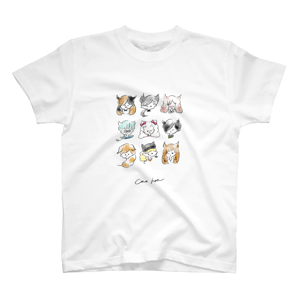 pitpotpatのcat hair スタンダードTシャツ