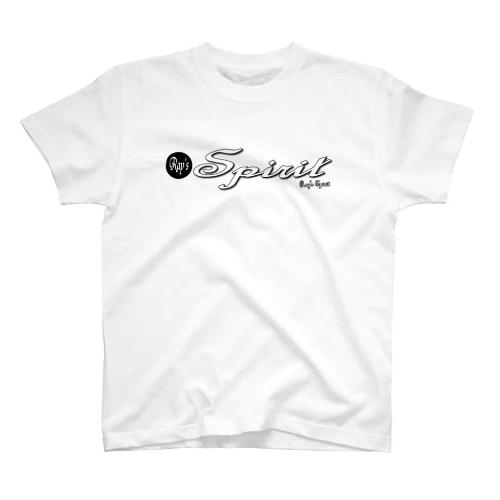 Ray's Spirit　レイズスピリットのRay's Spirit Logo ①（WHITE） スタンダードTシャツ