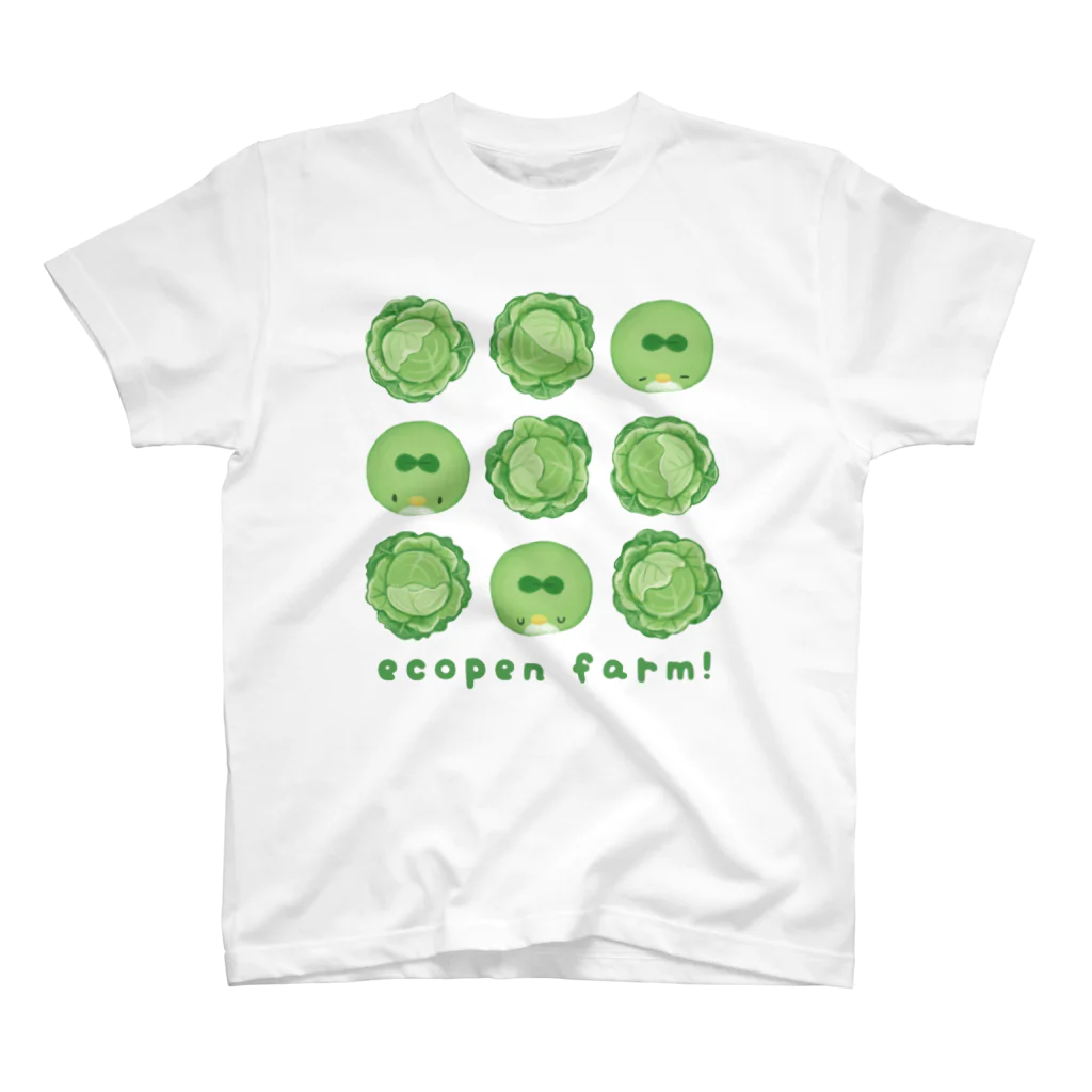 エコペン研究所のecopen farm!(キャベツ) スタンダードTシャツ