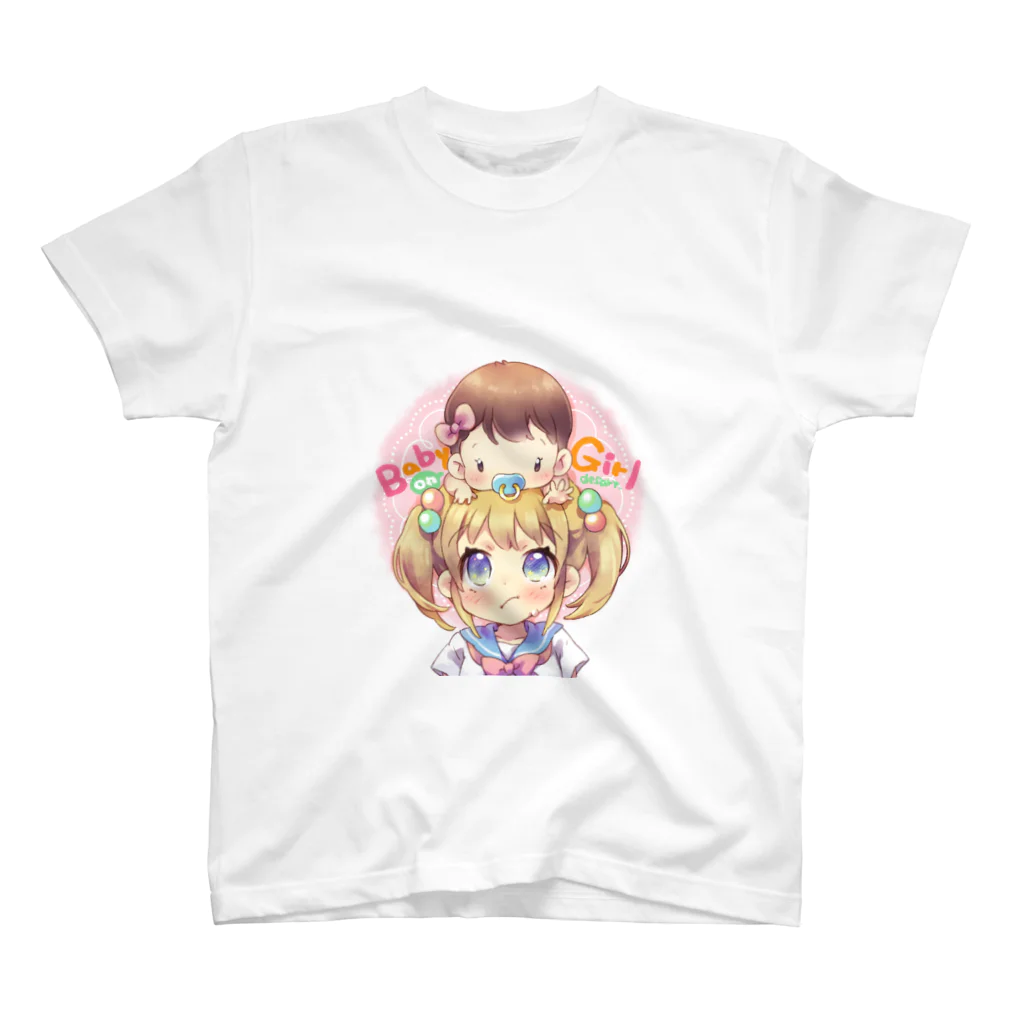 desartのBaby on Girl! おんなのこ スタンダードTシャツ