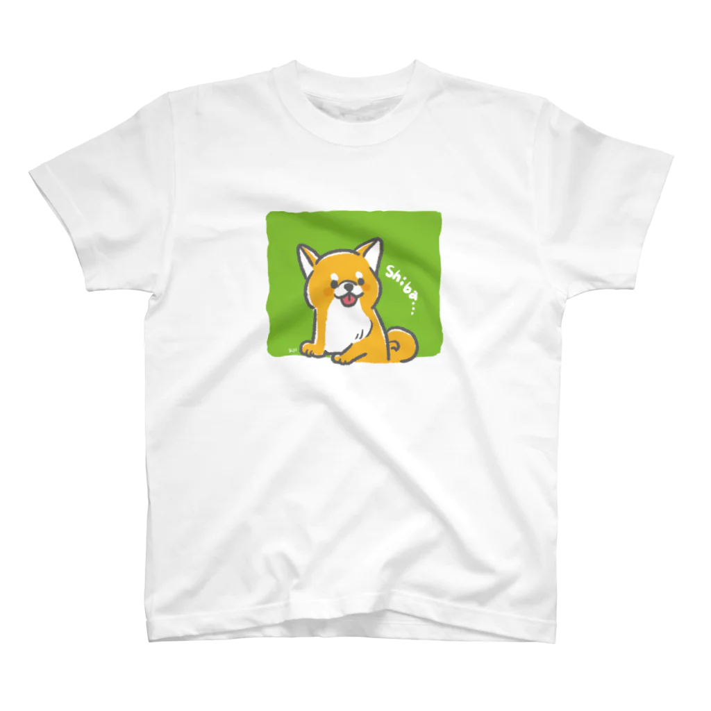 くろさわゆいのもふもふ柴犬 Regular Fit T-Shirt