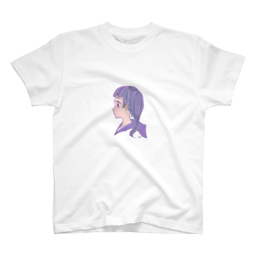 れぐなのおえかきの女の子 スタンダードTシャツ