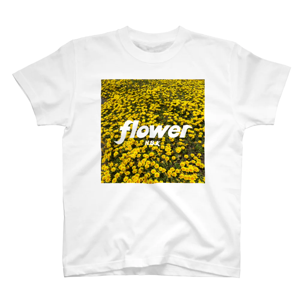 h_b_k_23のflower Regular Fit T-Shirt