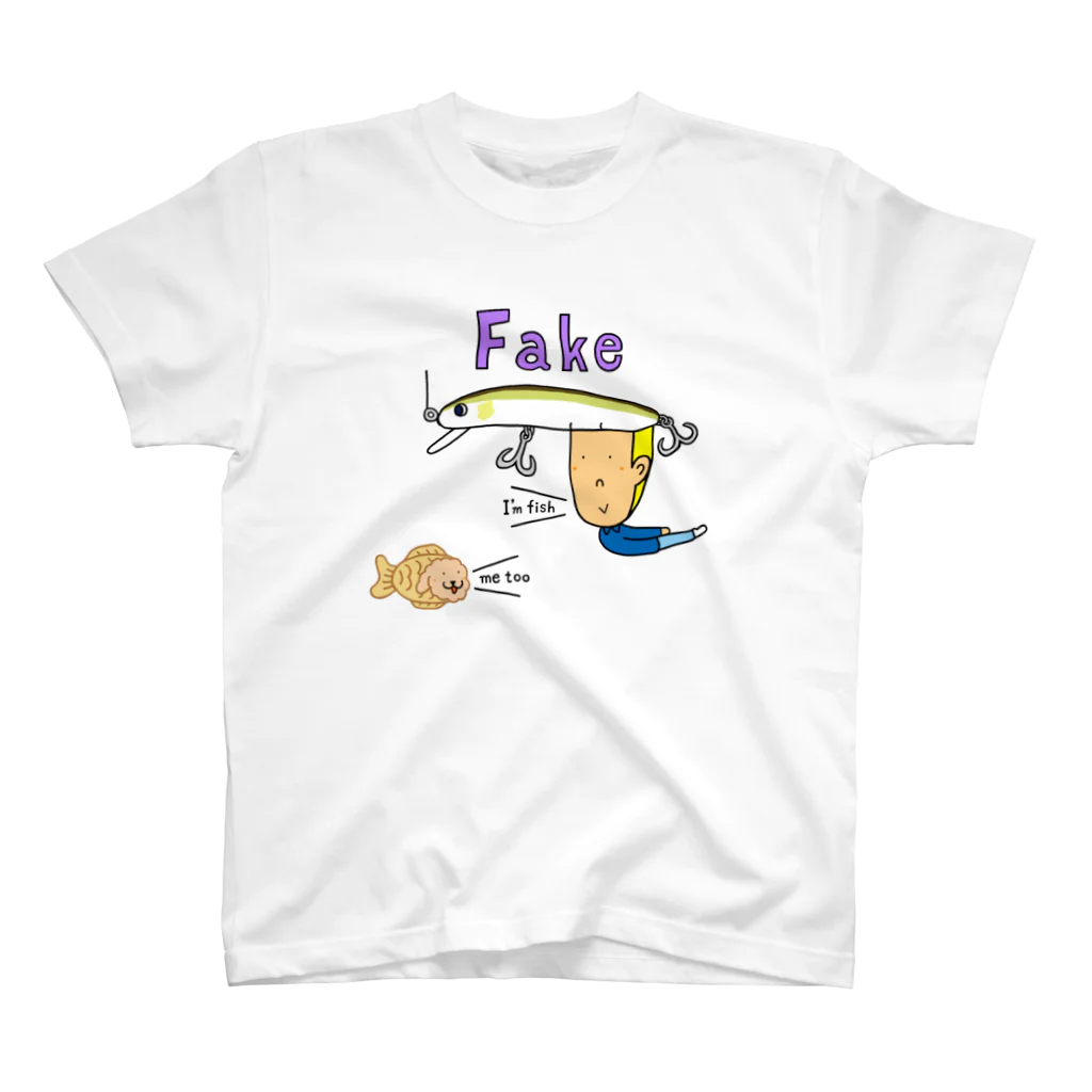 はら のちひこのFake Tシャツ スタンダードTシャツ