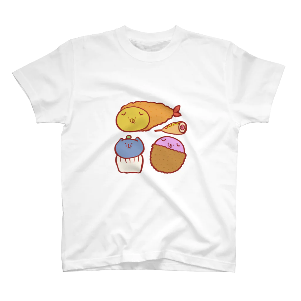 おで工房のスコティッシュのフォーちゃん【色んな食べ物】 スタンダードTシャツ